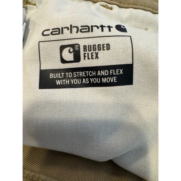 2025 Carhartt 102291 253 Relaxed Straight Rigby Dungarees Brown Size 40X32 - Picture 8 of 9